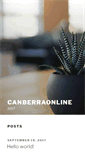 Mobile Screenshot of canberraonline.com.au